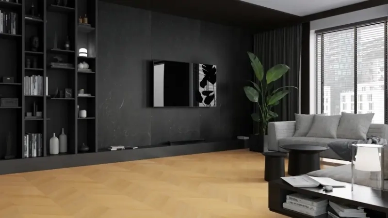 Ciekawe pomysły na ścianę w salonie - Inspiracje - 1.webp