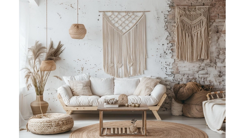 Salon w stylu boho - Inspiracje - 3.webp