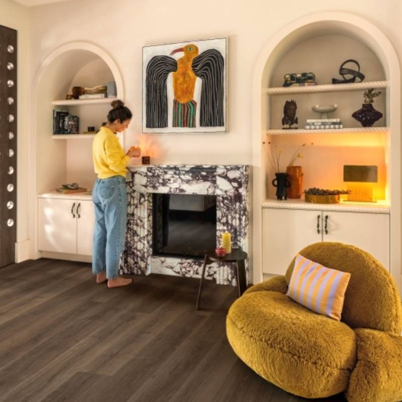 Panele Podłogowe Dąb Szczotkowany Brązowy SIG4766 AC4 9 m