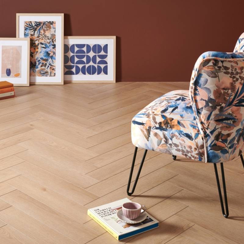 Panele Winylowe SPC LVT Sava Herringbone Sand SAV HB-2253-IB