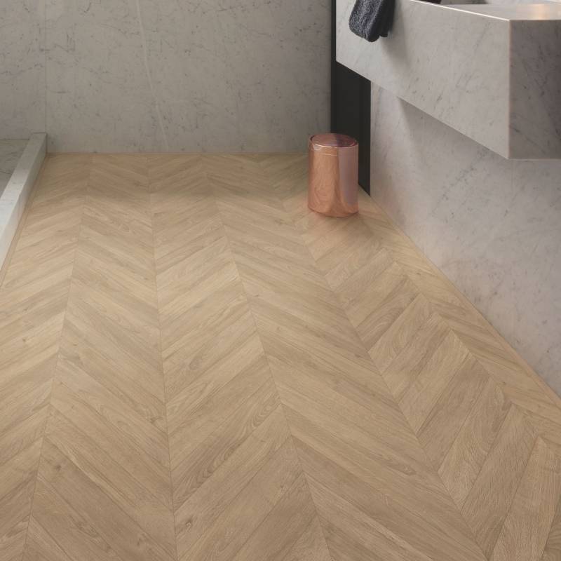 Panele Podłogowe Dąb Chevron Ciemnoszary IPA4164 AC4 8 mm 