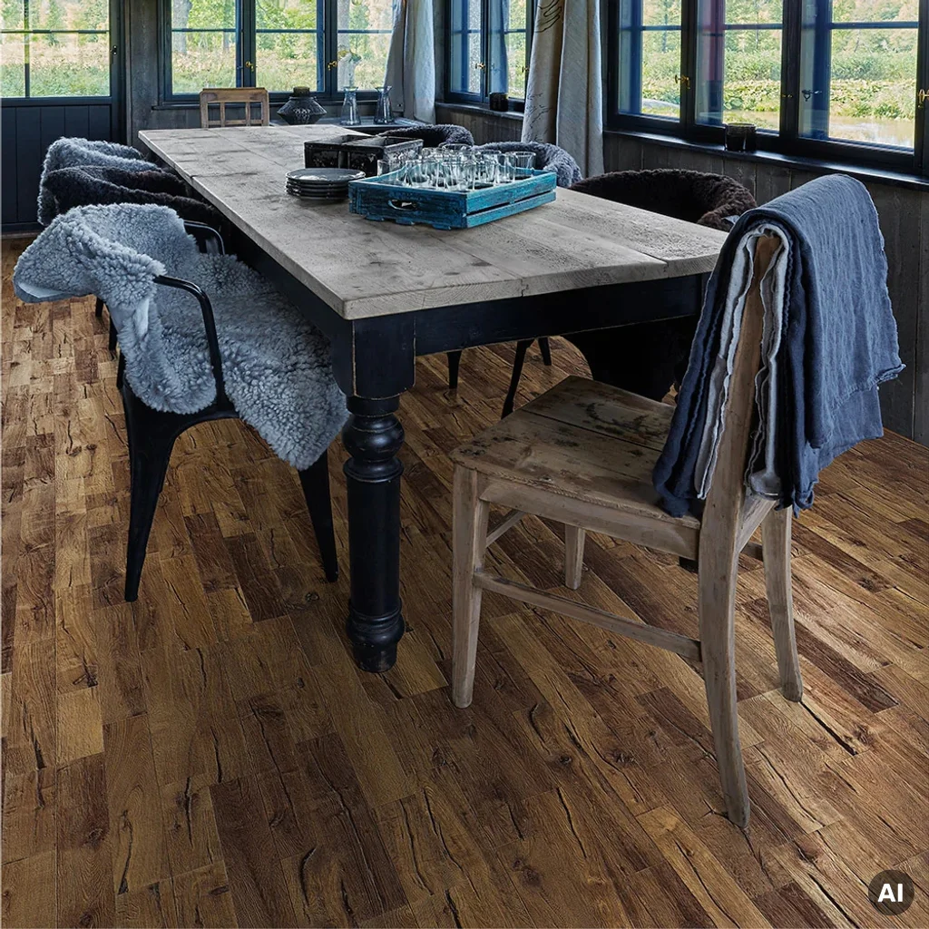 Podłoga drewniana Dąb Domo Ciemny 15 mm, 152XDDEKFPKW195