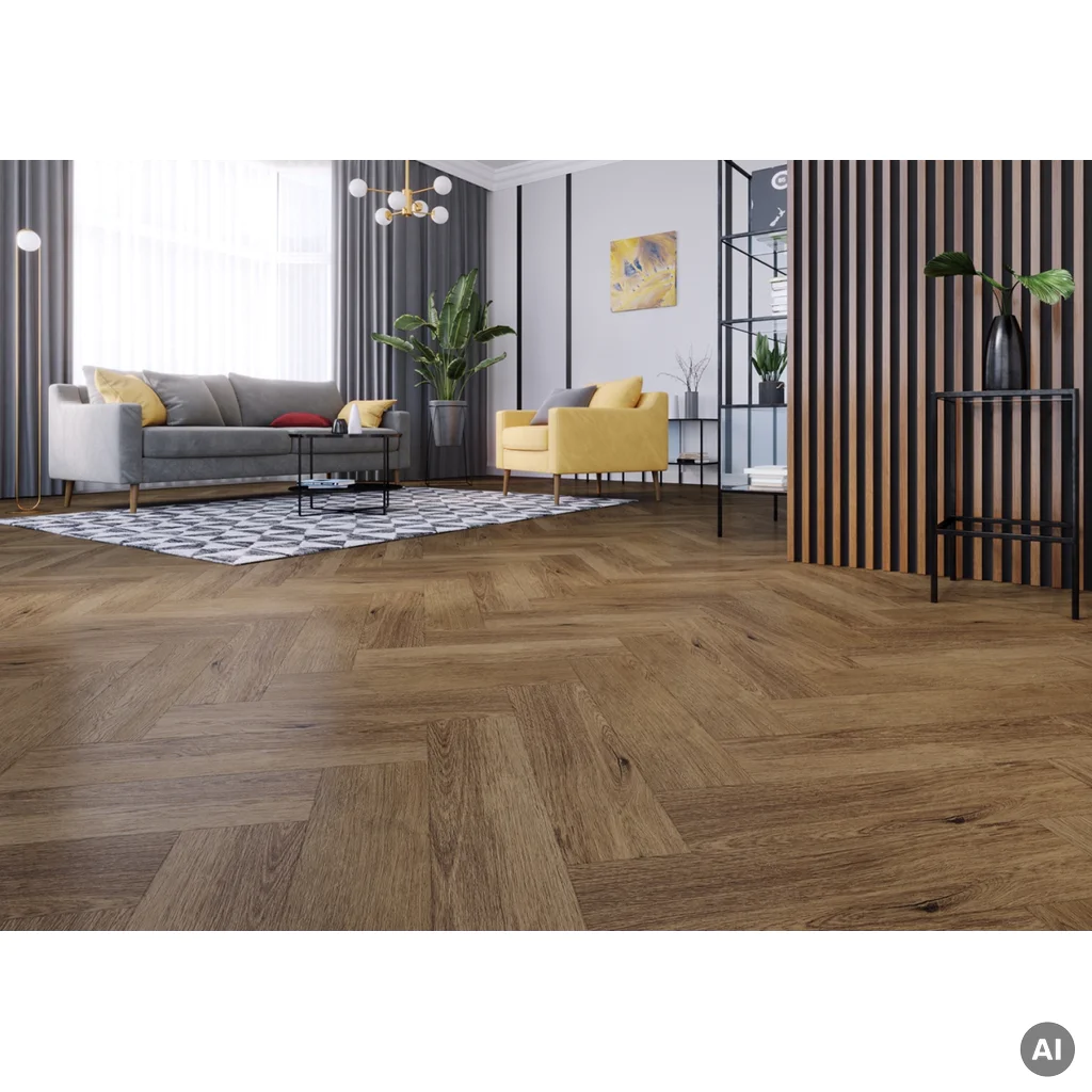 Panele winylowe SPC LVT Jodełka Dąb Georgetown Klasa 33 5 mm TAK, CA147