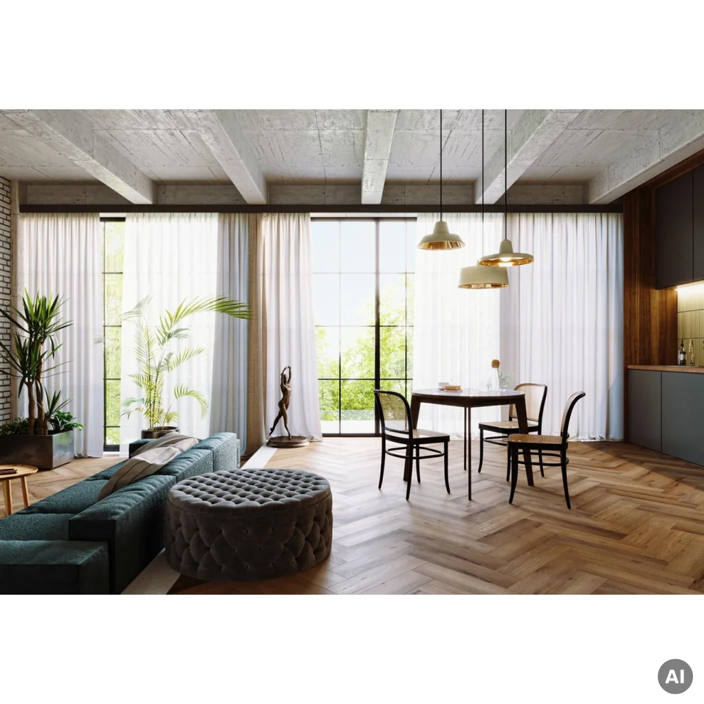 Panele winylowe SPC LVT Jodełka Dąb Georgetown Klasa 33 5 mm TAK, CA147