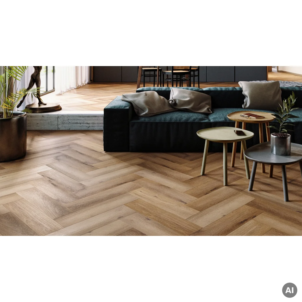 Panele winylowe SPC LVT Jodełka Dąb Georgetown Klasa 33 5 mm TAK, CA147