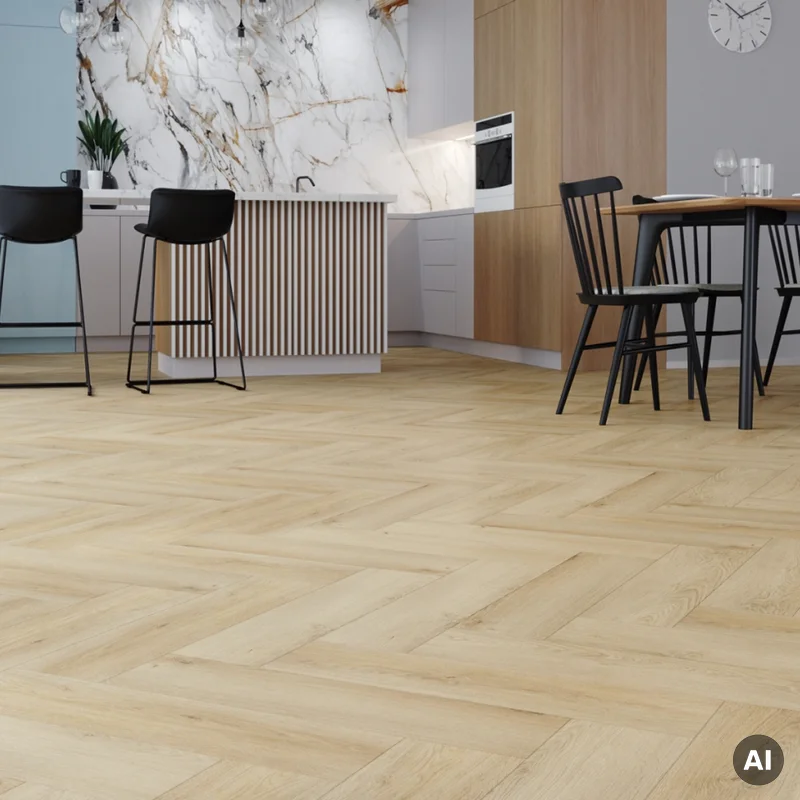 Panele winylowe SPC LVT Jodełka Dąb Preston Klasa 33 5 mm