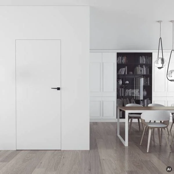 Drzwi Sara Eco 2 bezprzylgowe ukryte lewe 80 cm otwierane na