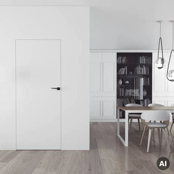 Drzwi Sara Eco 2 bezprzylgowe ukryte lewe 80 cm otwierane na