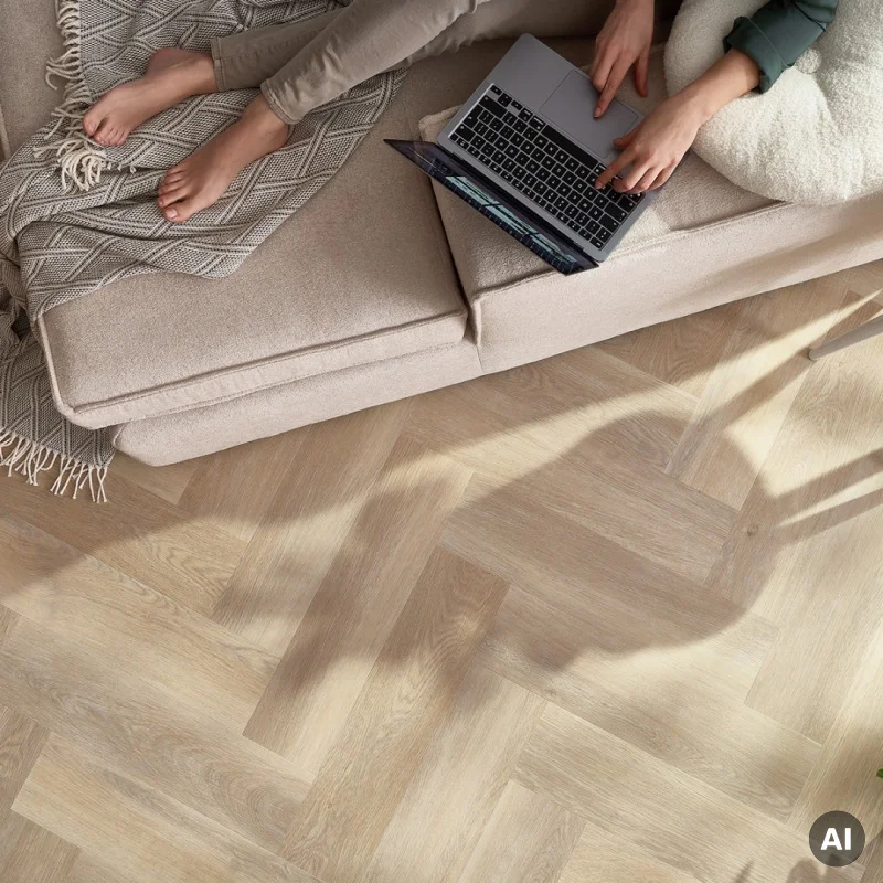 Panele winylowe SPC LVT Jodełka Dąb Dearwood CA187 Klasa 3