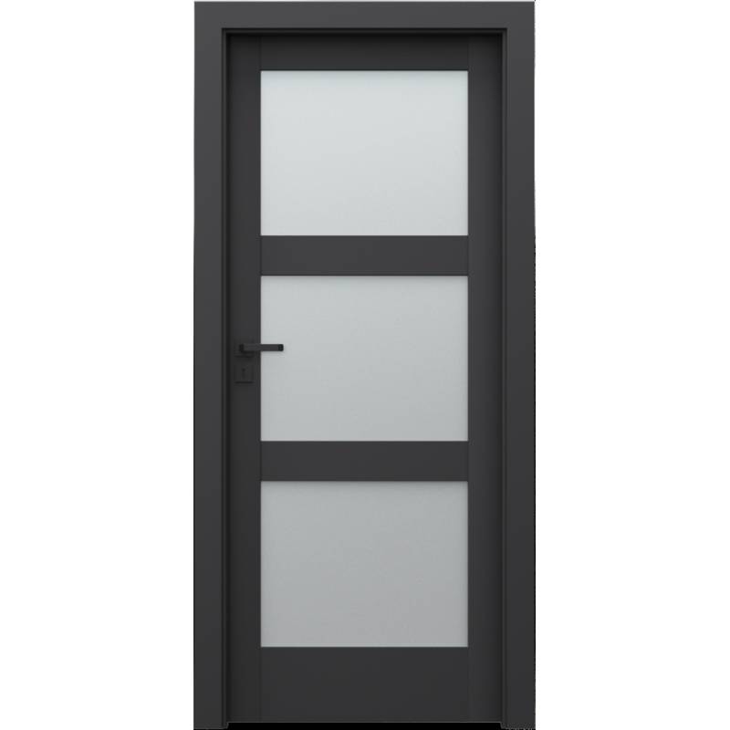 Drzwi Porta VERTE HOME CZARNY model N.3