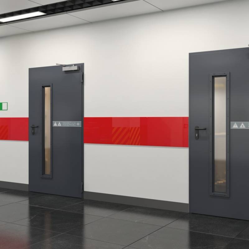 Drzwi Techniczne Steel EI 30 PLUS pełne