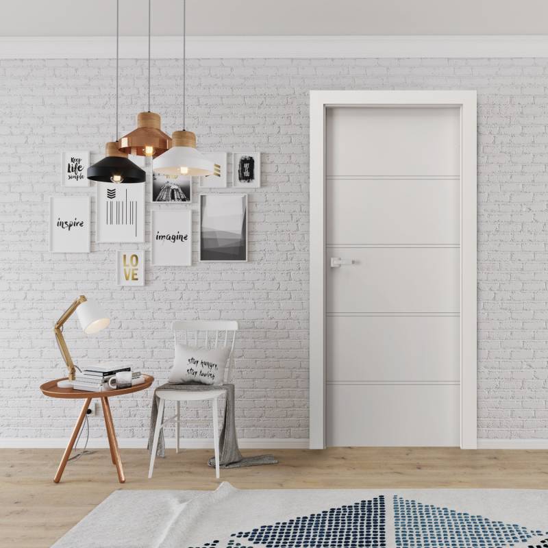 Komplet Drzwi + Ościeżnica Regulowana Porta Trim T lewe 70 przylgowe, TRIM SPXLT10L07LBI0SC30H000