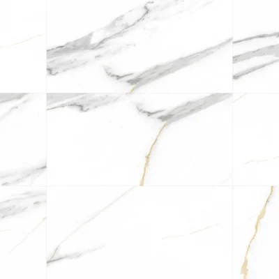 Panele ścienne Calacatta White 30x60 Marmur Biały Kamień Połysk 6053389