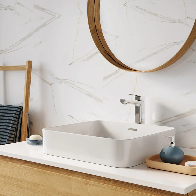 Panele ścienne Calacatta White Biały Marmur Połysk 120x60