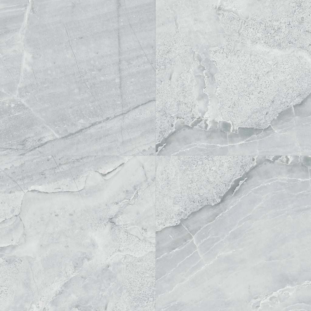 Panele ścienne Ash Grey Marmur Kamień Szary Jasny Połysk 120x60 6053398