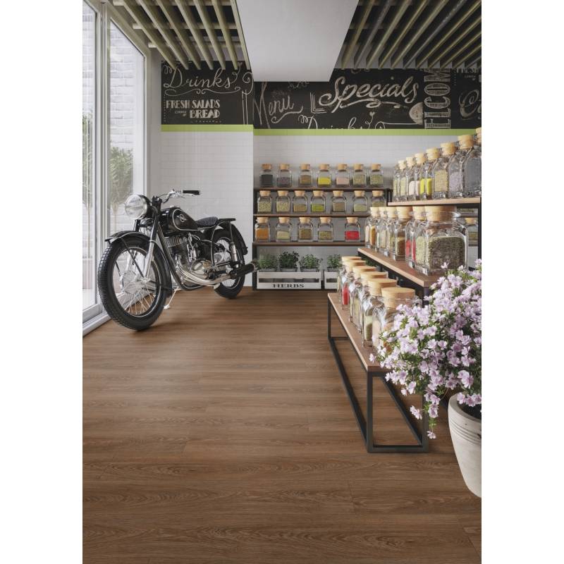 Panele winylowe SPC LVT Dąb Charming Brown 1280 Klasa 33 6 