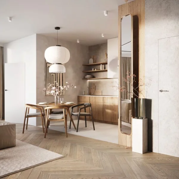 Drzwi ukryte Porta HIDE Bezprzylgowe (otwierane na zewnątrz