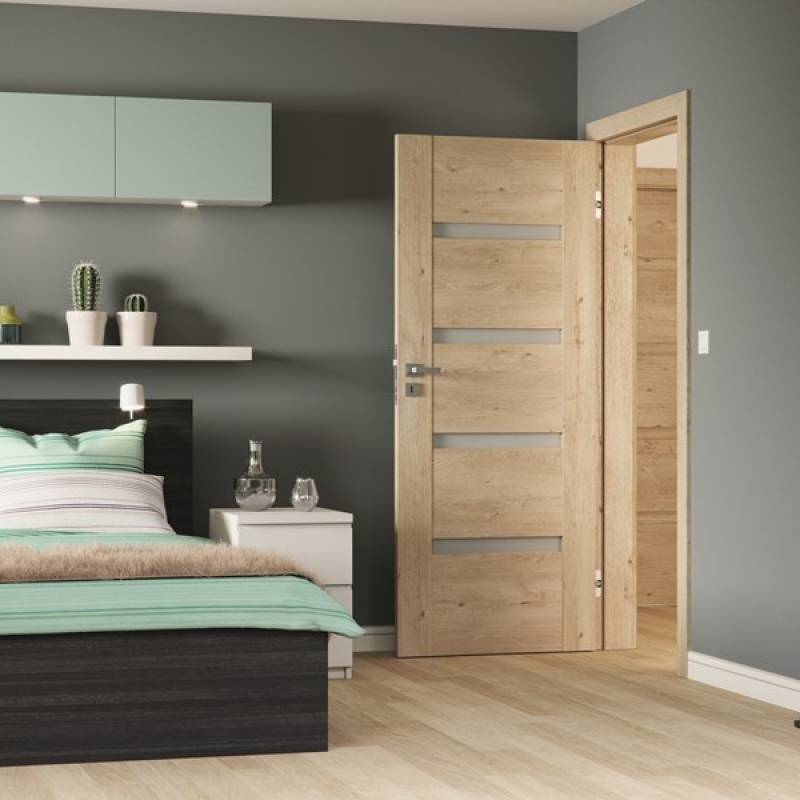 Drzwi Porta INSPIRE model C.4 z czarną szybą