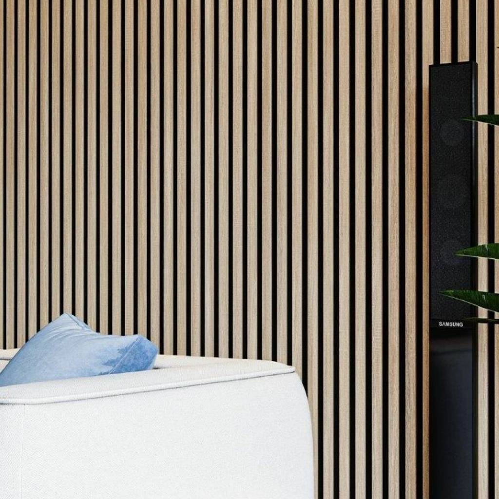 Lamele Akustyczne Dąb Naturalny Teak na Filcu L 248, 120043514