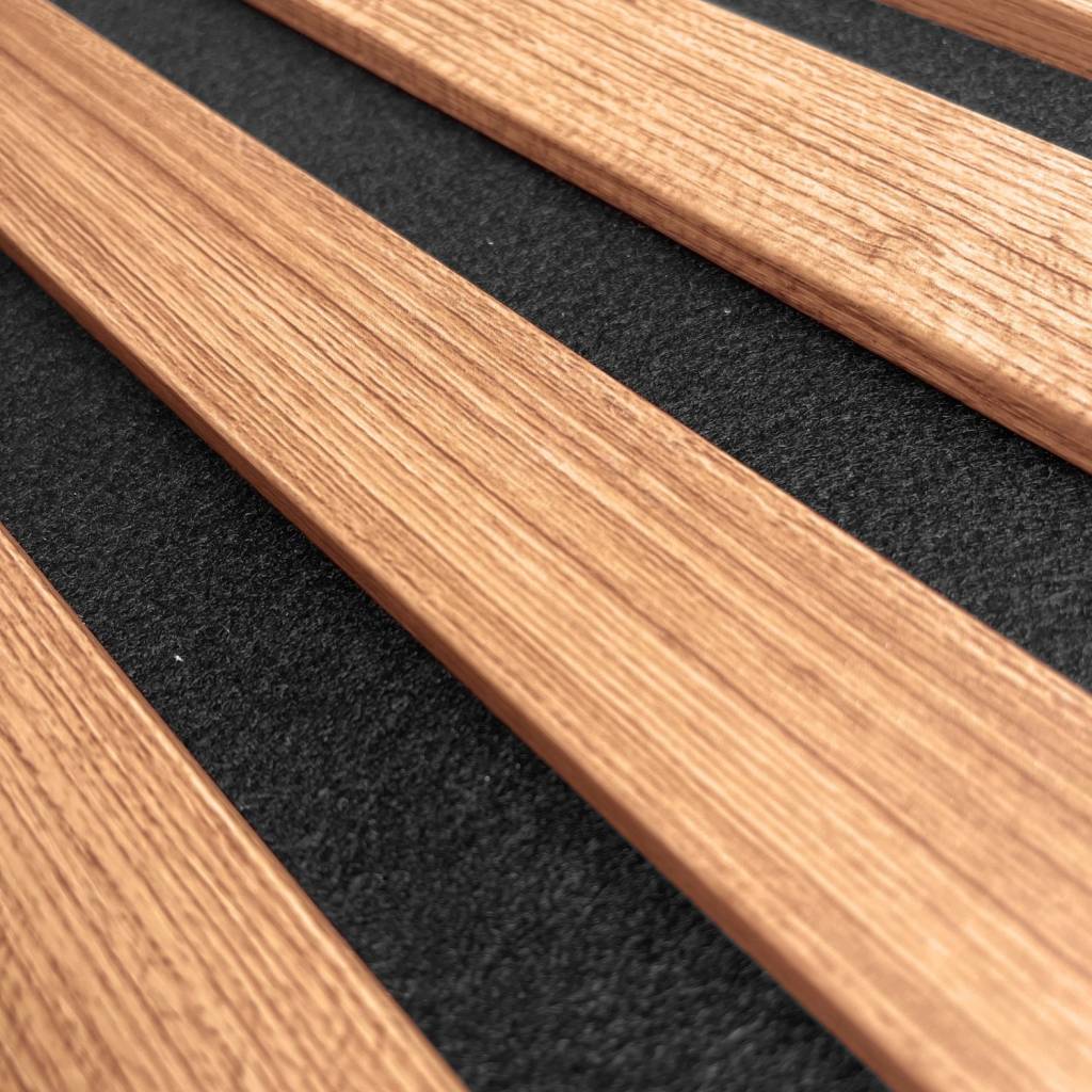Lamele Akustyczne Dąb Naturalny Teak na Filcu L 248, 120043514