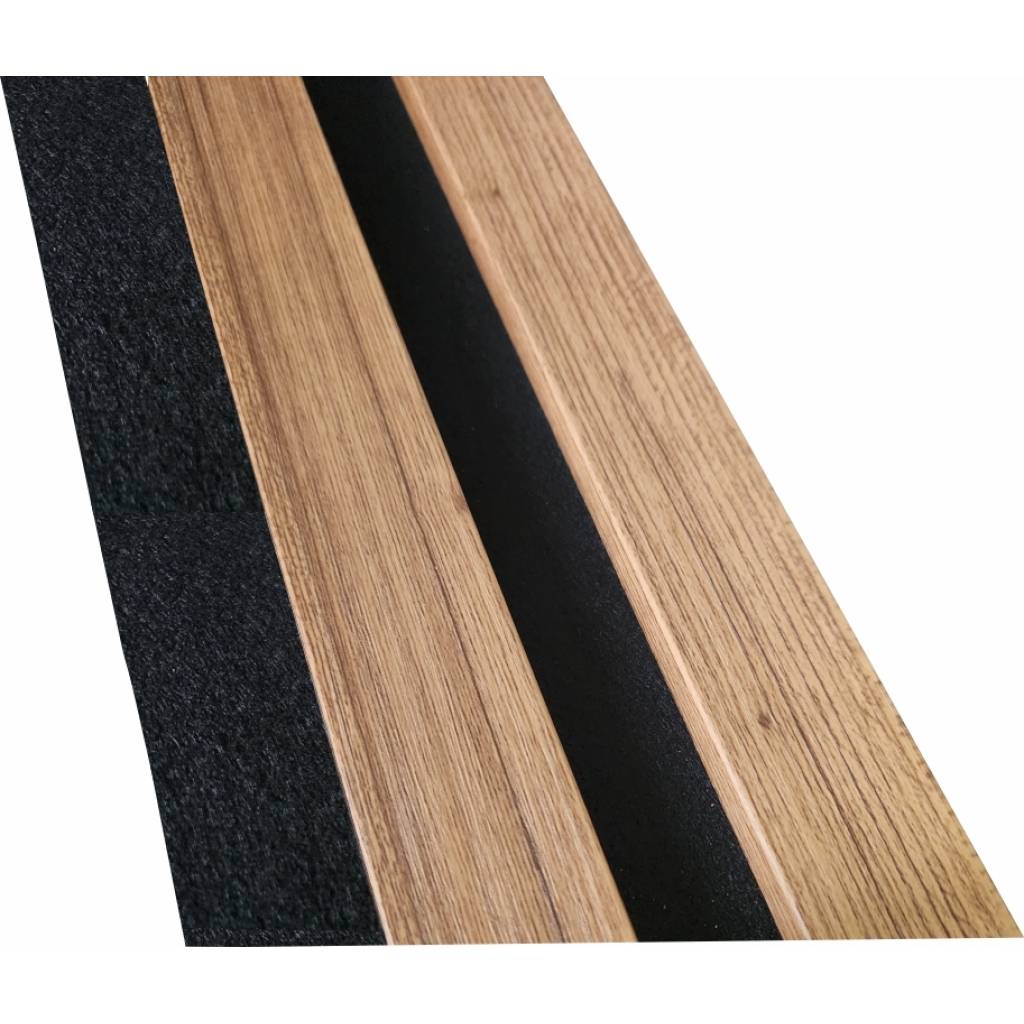 Lamele Akustyczne Dąb Naturalny Teak na Filcu L 248, 120043514