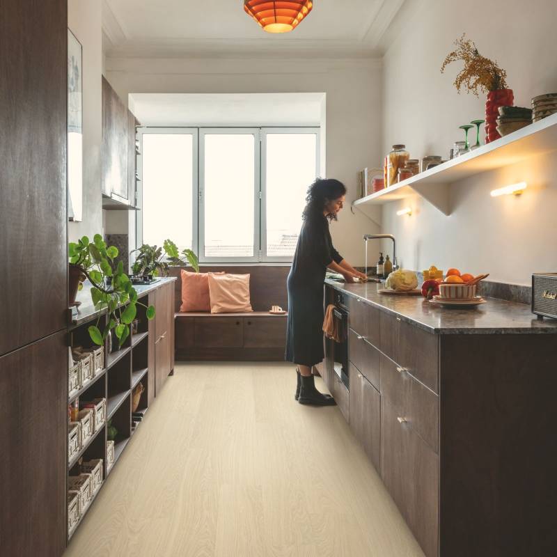 Panele winylowe SPC LVT z podkładem Dąb Polarny Klasa 33 6