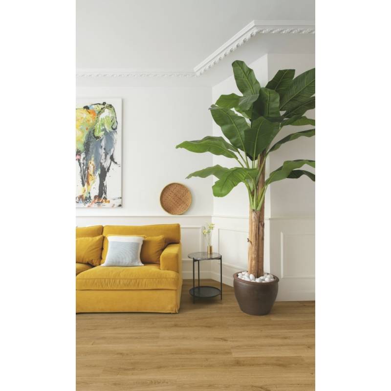 Panele winylowe SPC LVT z podkładem Dąb Wędzony Botaniczy