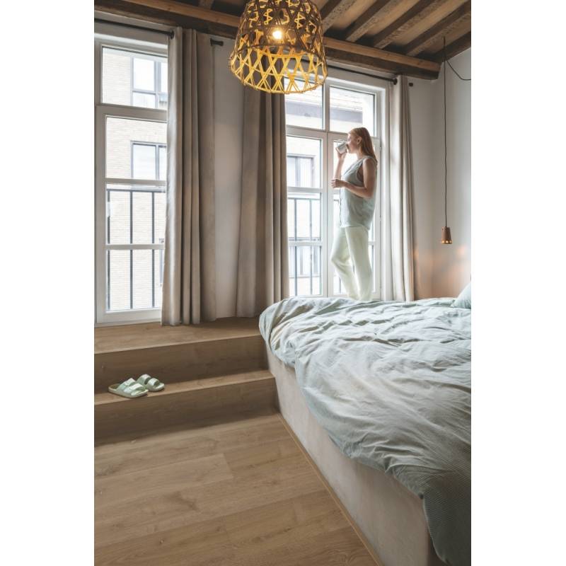 Panele winylowe SPC LVT z podkładem Elegancki Dąb Przydymi