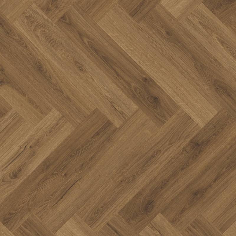 Panele winylowe SPC LVT z podkładem Jodełka Dąb Karmel Bo