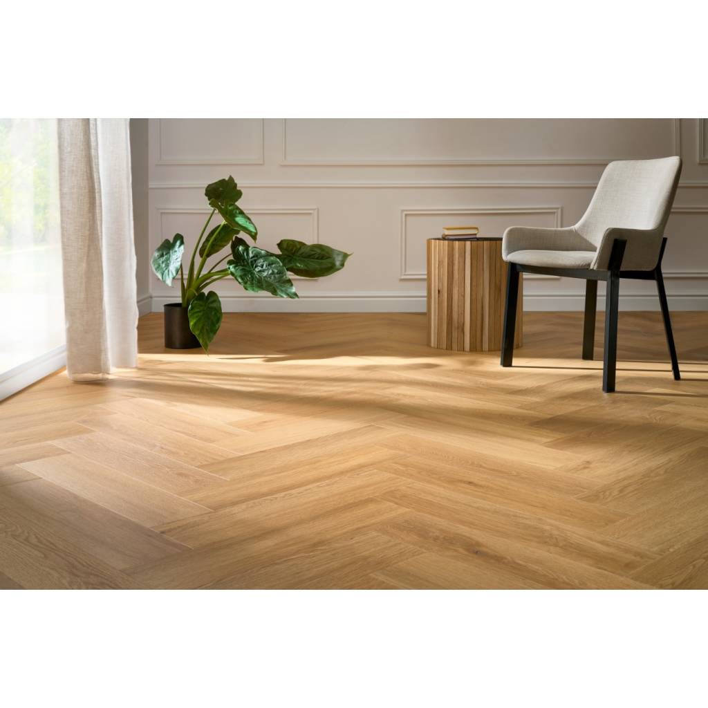 Panele winylowe SPC LVT Jodełka Dąb Menor CAS 223 5 mm, 5905167857090