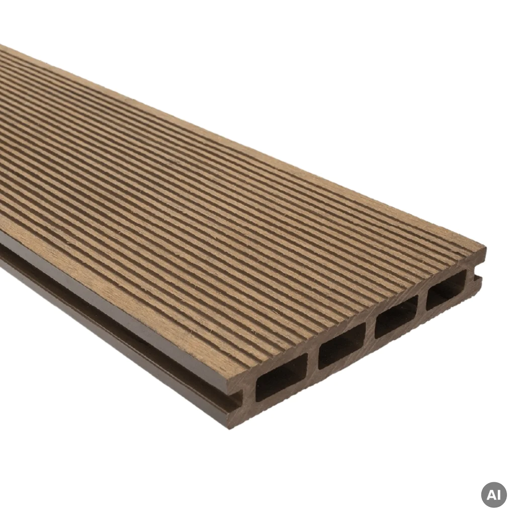 Deska tarasowa dwustronna BERGDECK Ciemny Teak 2,2m 25 mm, BB1104