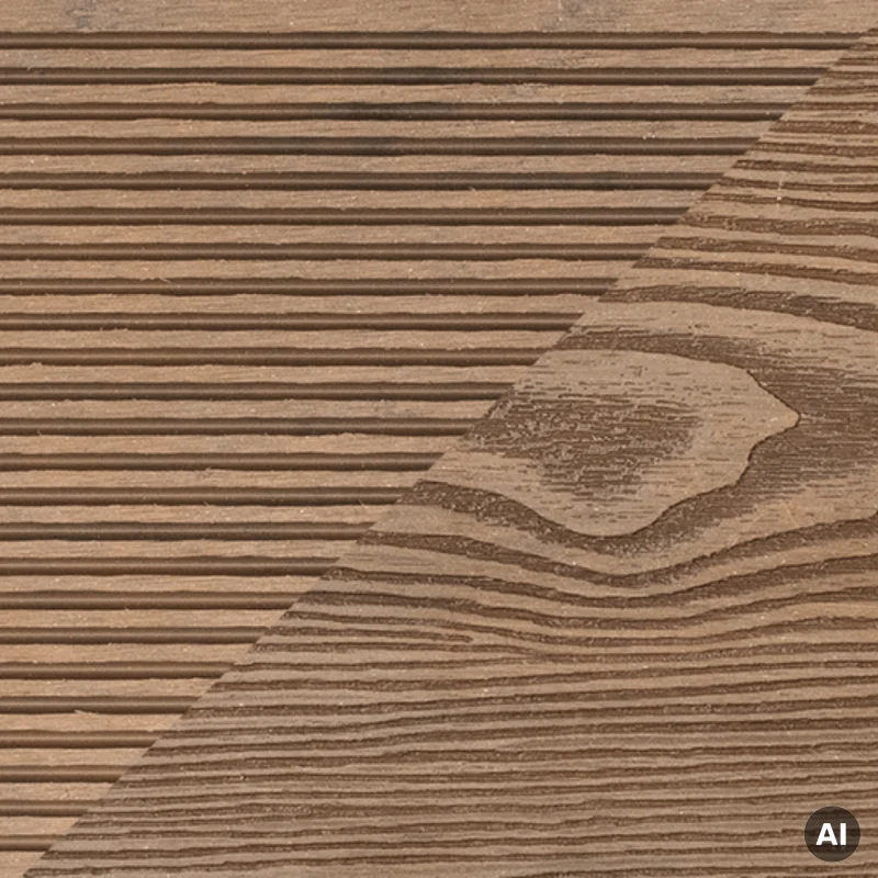 Deska tarasowa dwustronna BERGDECK Ciemny Teak 2,2m 25 mm, B