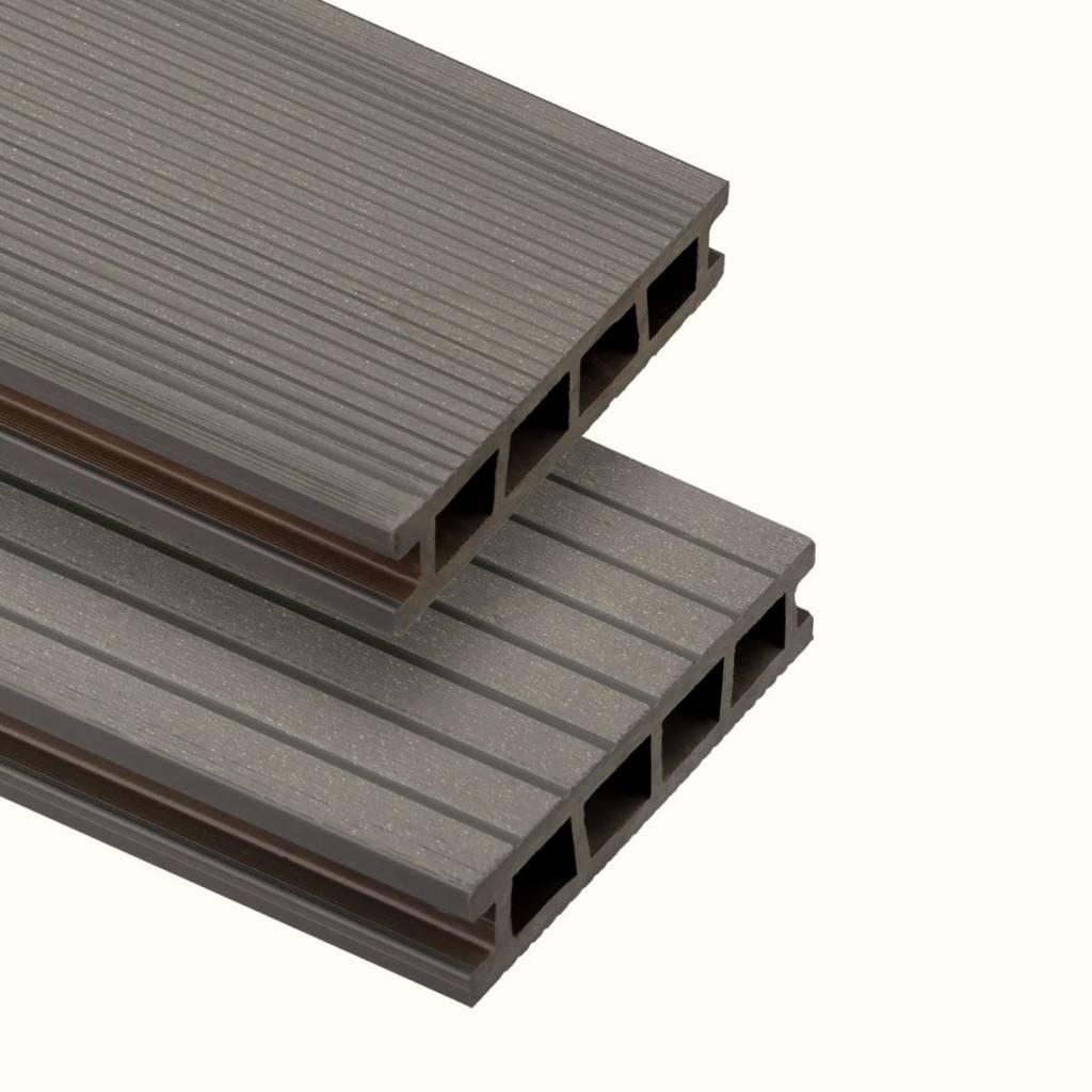 Deska tarasowa dwustronna BERGDECK B150 szczotkowana Antracyt 2,4m 25 mm, BD1001