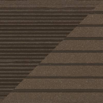Deska tarasowa dwustronna BERGDECK B150 szczotkowana Orzech 2,4m 25 mm, BD1003