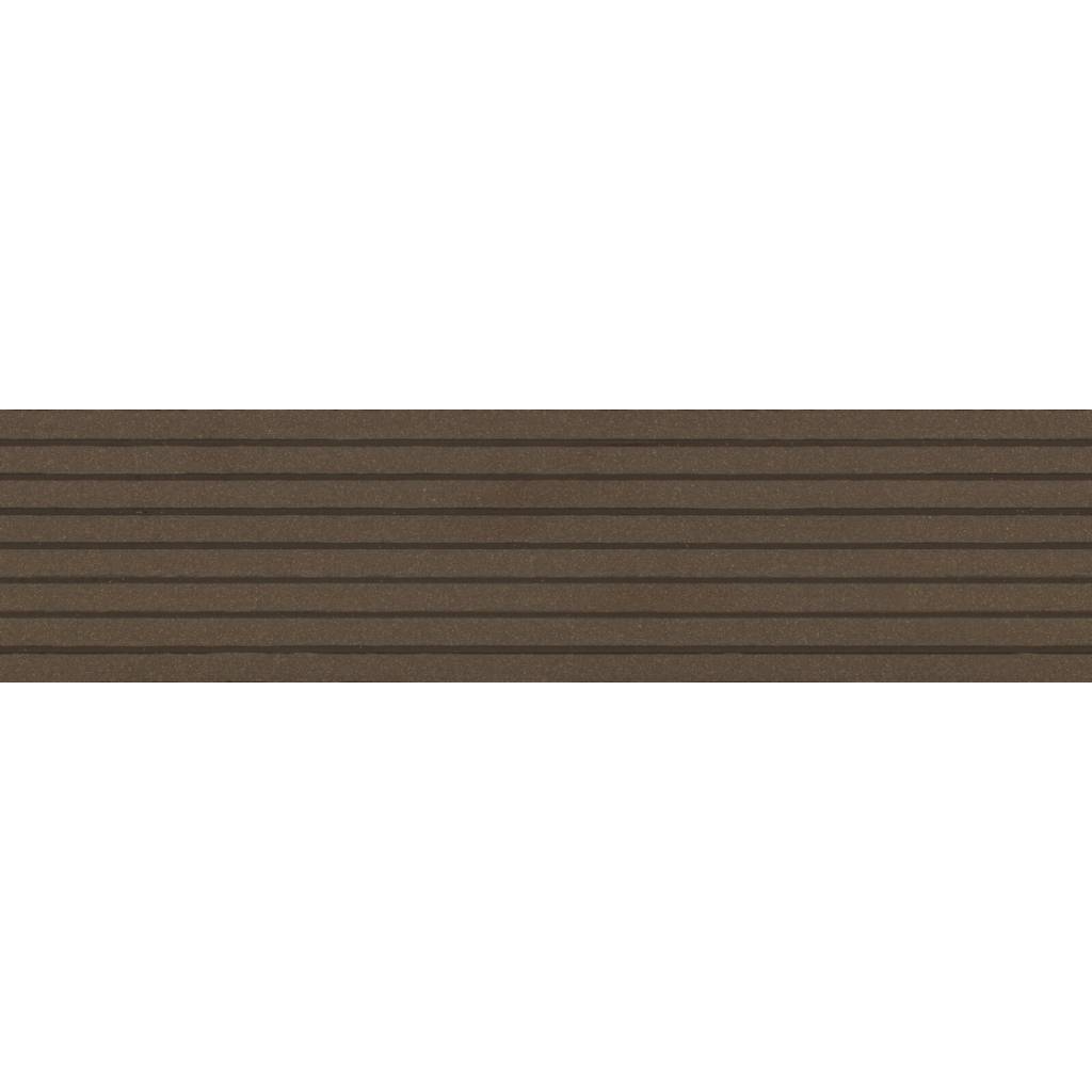 Deska tarasowa dwustronna BERGDECK B150 szczotkowana Orzech 2,4m 25 mm, BD1003