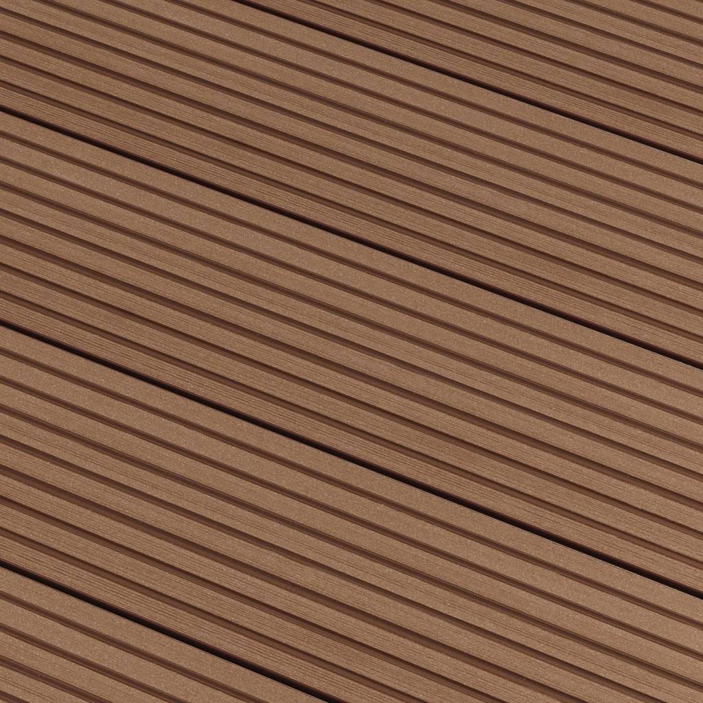 Deska tarasowa dwustronna BERGDECK B150 Szczotkowana Kasztan 2,4m 25 mm, BD1004