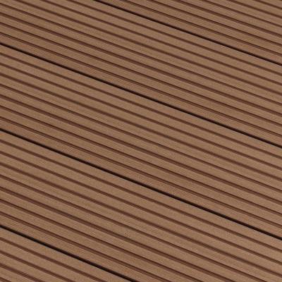 Deska tarasowa dwustronna BERGDECK B150 Szczotkowana Kasztan 2,4m 25 mm, BD1004