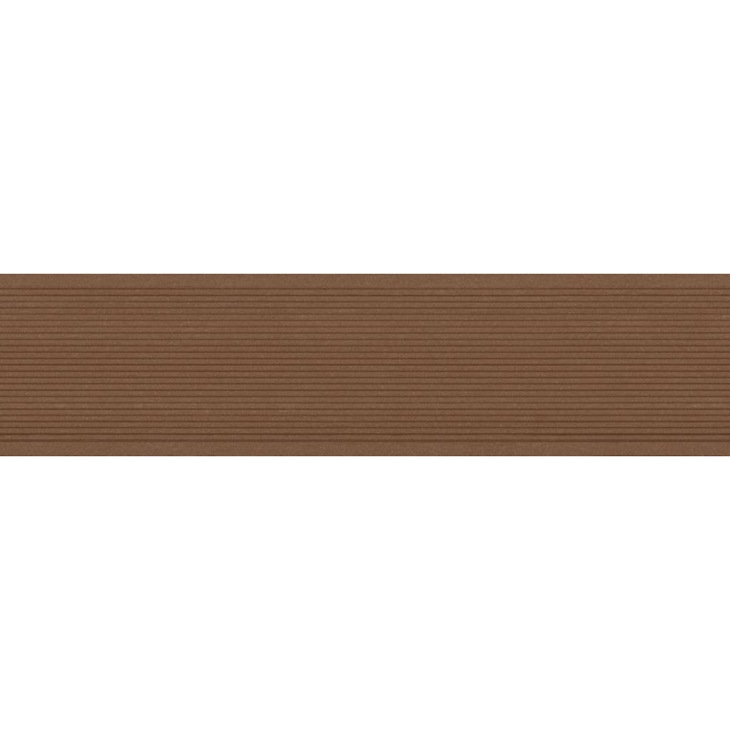 Deska tarasowa dwustronna BERGDECK B150 Szczotkowana Kasztan 2,4m 25 mm, BD1004