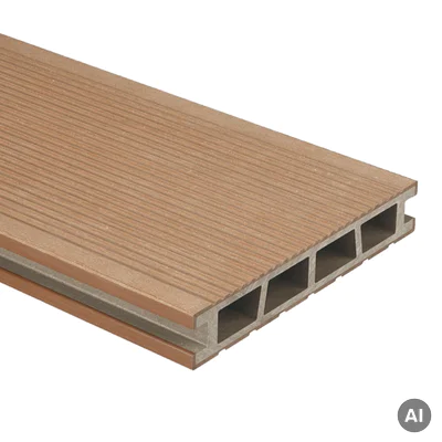 Deska tarasowa dwustronna BERGDECK Szczotkowana Wild Teak 2,4m 25 mm, BD1007