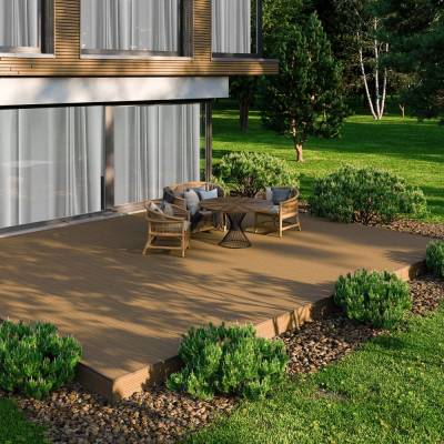 Deska tarasowa Wood szczotkowana Teak 2,4m 25 mm, BW0007