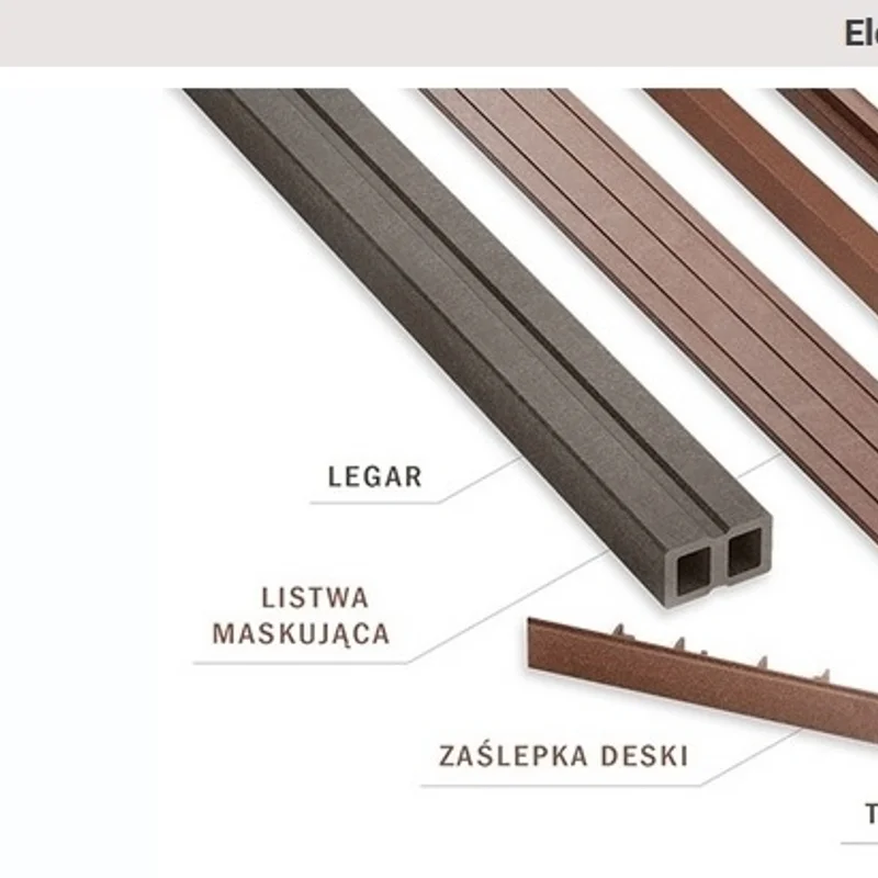 Deska tarasowa dwustronna BERGDECK B150 szczotkowana Antracy