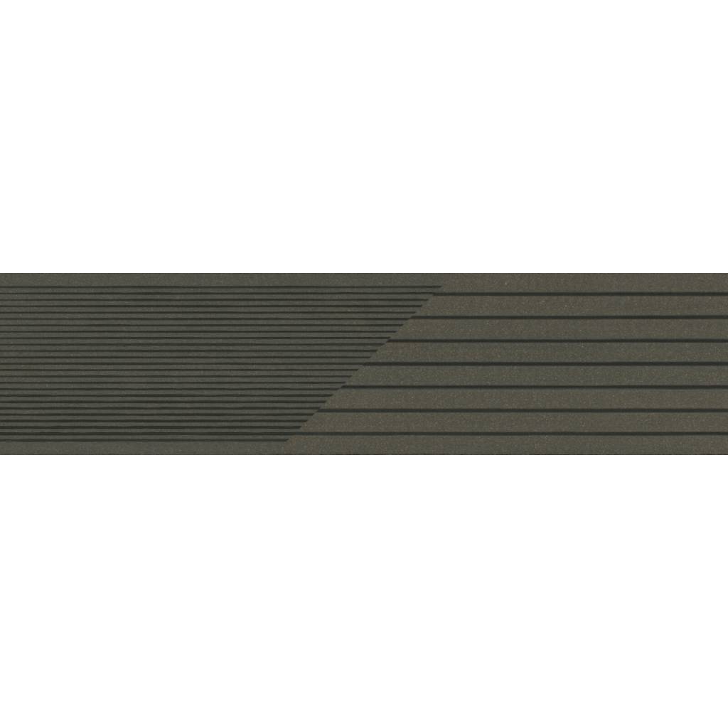 Deska tarasowa dwustronna BERGDECK B150 szczotkowana Czarny 4m 25 mm, BD7102