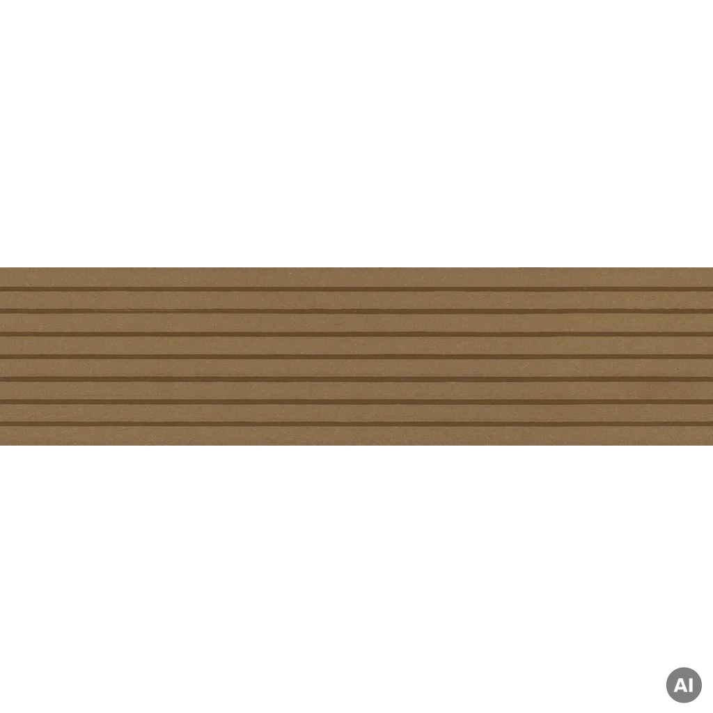 Deska tarasowa dwustronna BERGDECK szczotkowana Wild Teak 4m 25 mm, BD7108