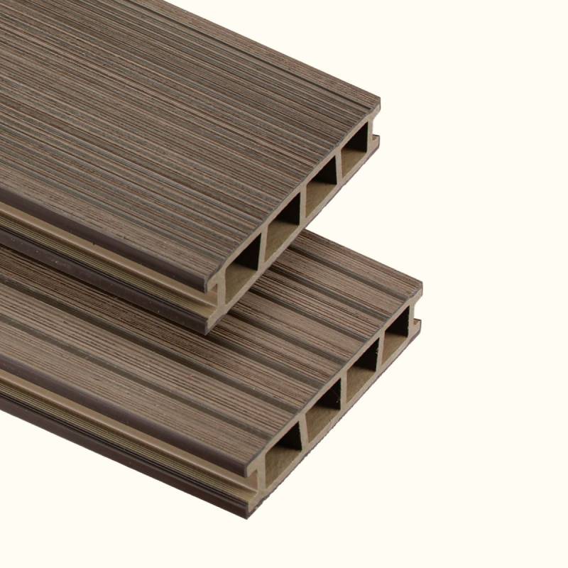 Deska tarasowa dwustronna BERGDECK Pure Orzech 2,4m 25 mm, B