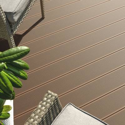 Deska tarasowa dwustronna BERGDECK Pure Kasztan 2,4m 25 mm, BP1004