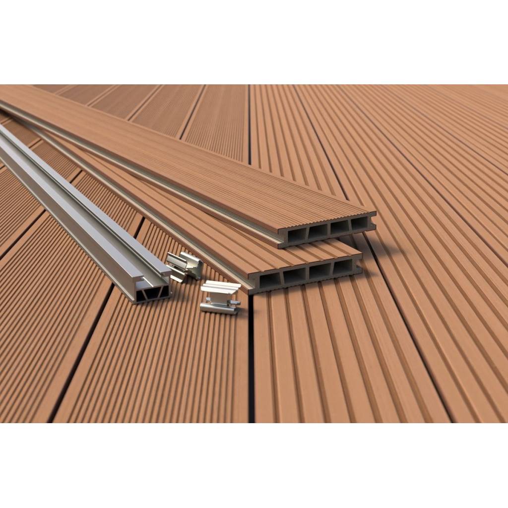 Deska tarasowa dwustronna BERGDECK Pure Kasztan 2,4m 25 mm, BP1004