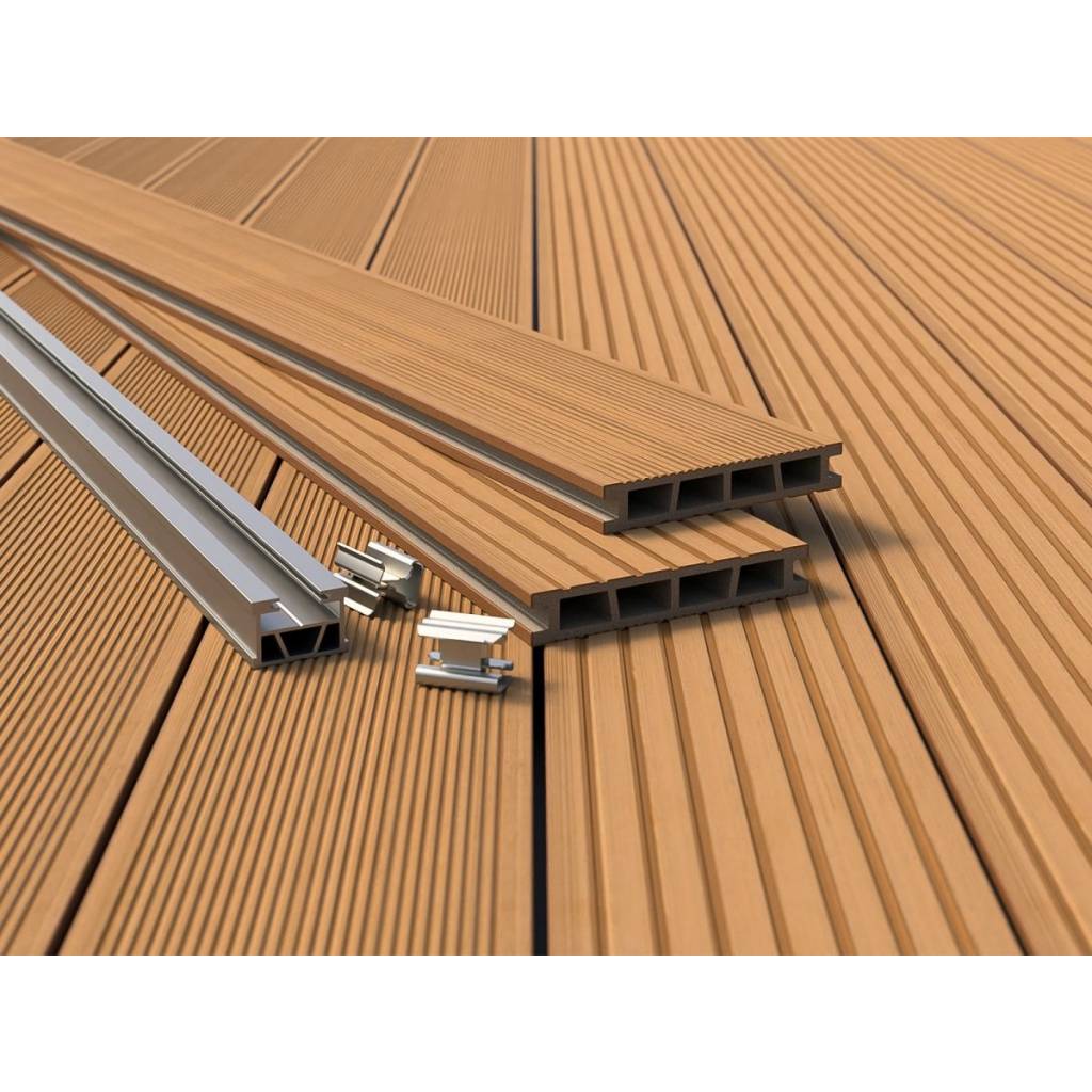 Deska tarasowa dwustronna BERGDECK Pure Teak 2,4m 25 mm, BP1007