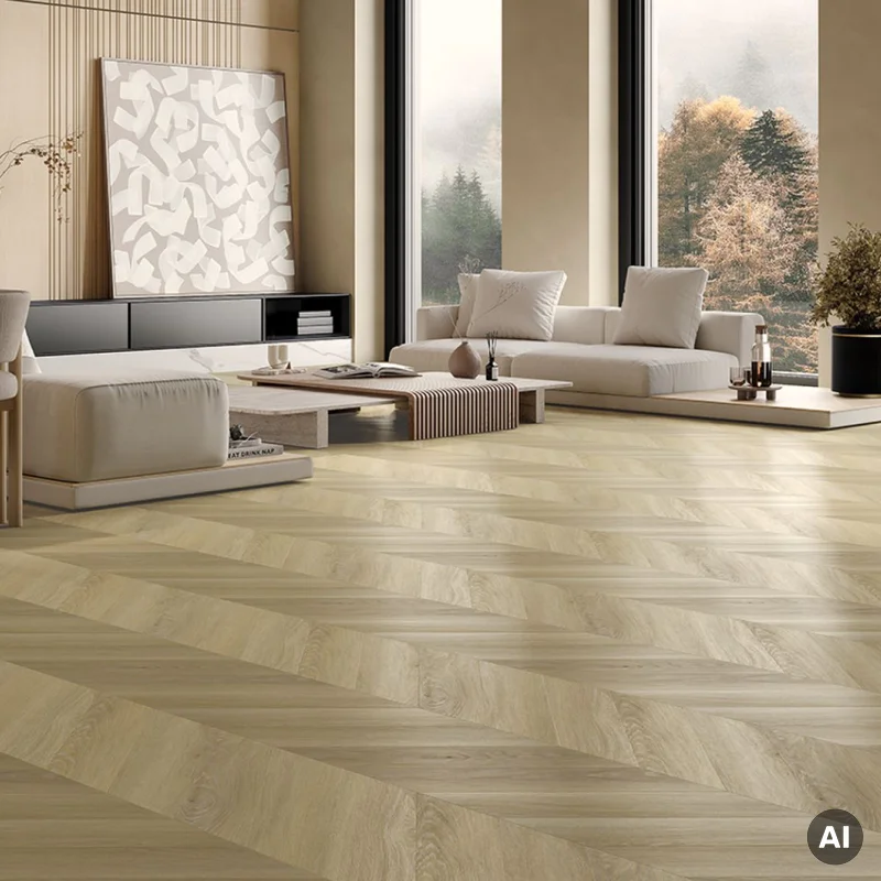 Panele winylowe SPC Jodełka Dąb Johannes CLC 222 Klasa 33