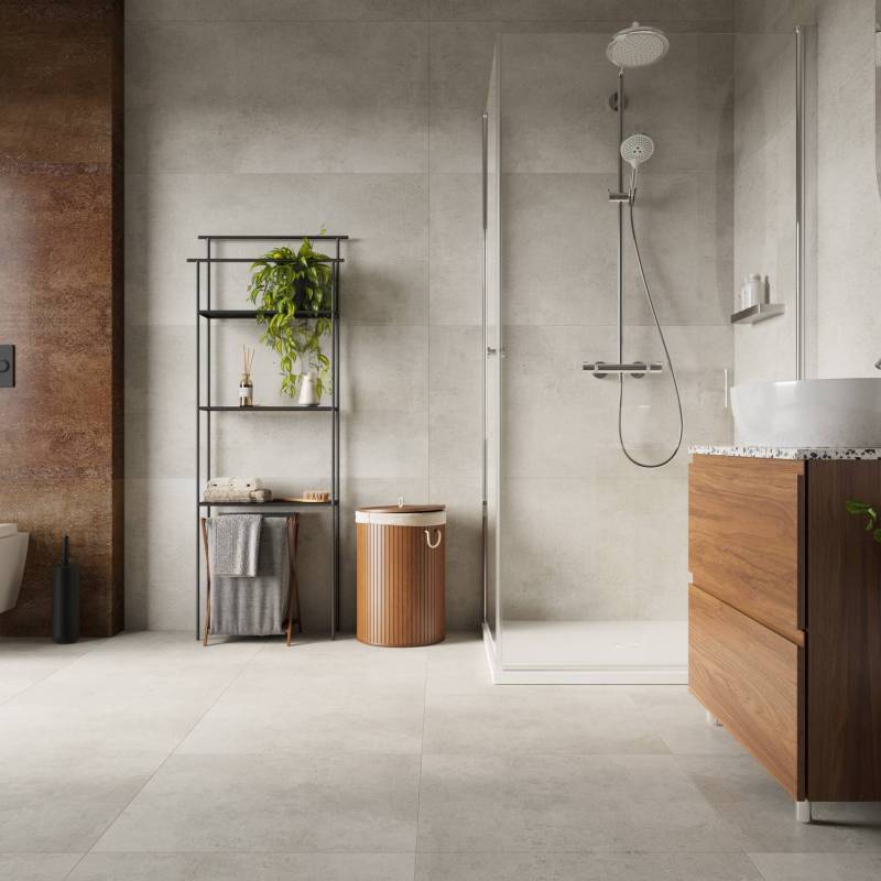 Panele winylowe SPC Concrete Dust 60x60 Beton Matowy 6067231