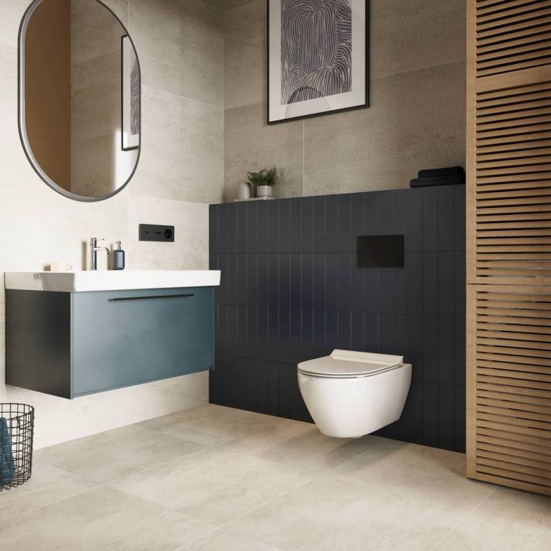 Panele winylowe SPC Concrete Beige 60x60 Beton Beż Matowy 6